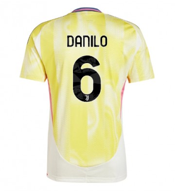 Juventus Danilo Luiz #6 Segunda Equipación 2024-25 Manga Corta